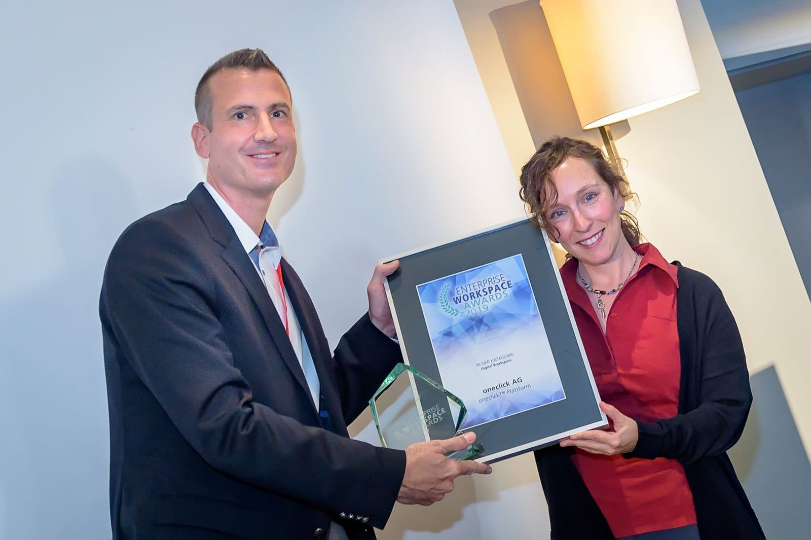 Übergabe des Enterprise Workspace Awards Übergabe des Enterprise Workspace Awards